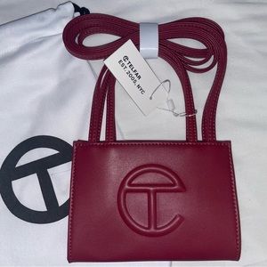 Telfar Oxblood bag Small